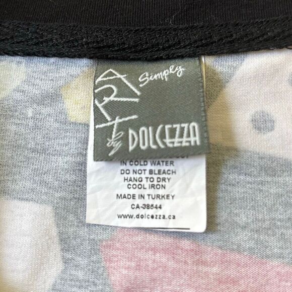 Simply Art by Dolcezza Abstract Dress color block paint XL graffiti DELK OMAHE - Picture 7 of 10